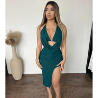 Viviana 2 Piece Dress (Hunter Green)