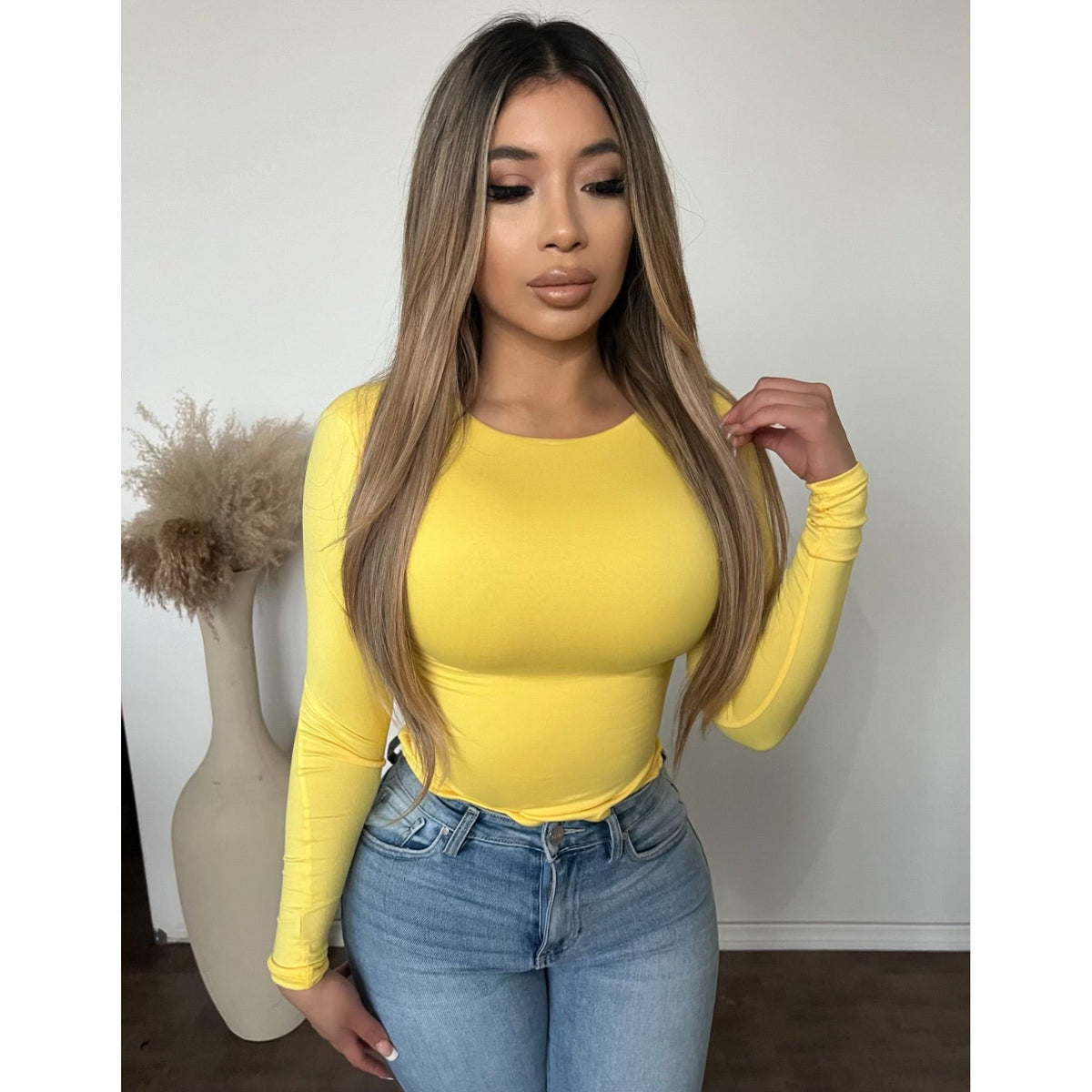 Shayla long sleeve (Yellow)