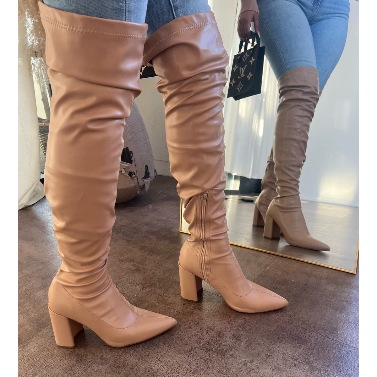 Amber Boots (Nude)