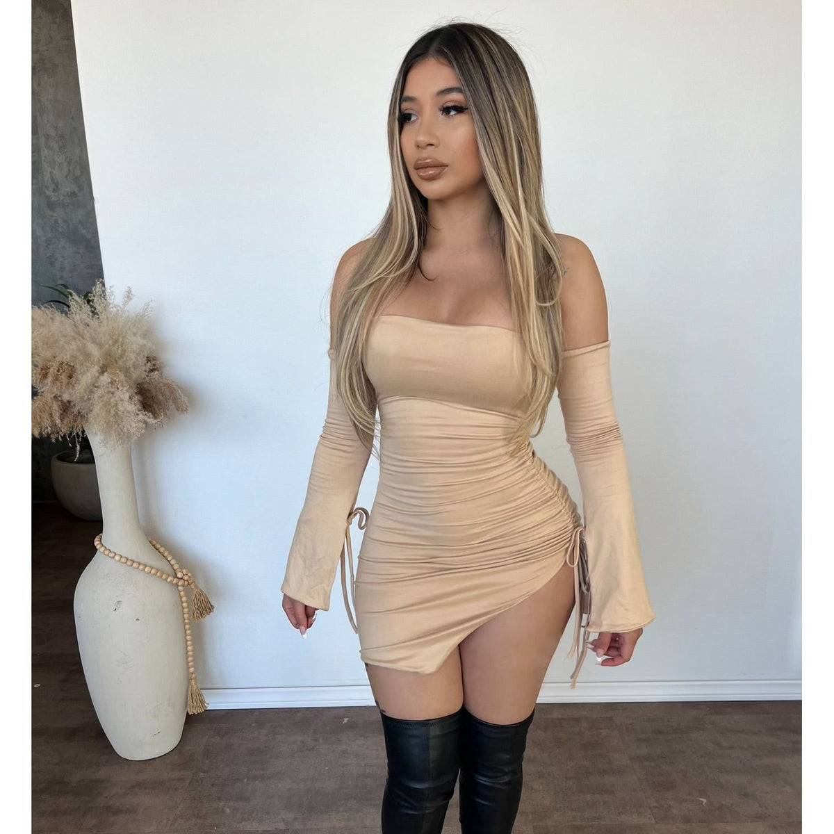 Isabell Dress (Nude)