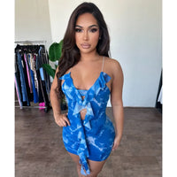 Tiffany Mini Dress (Blue)