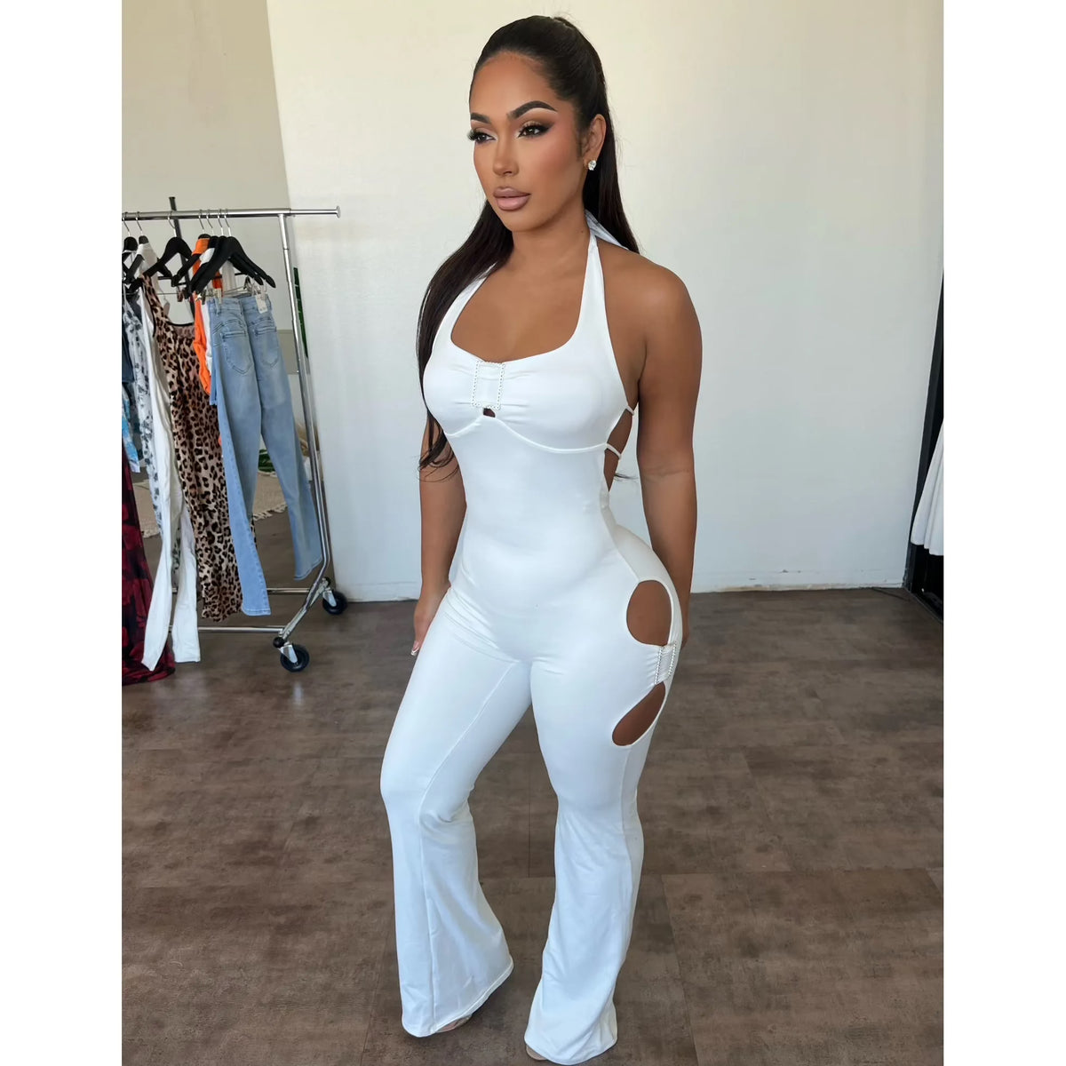 Heather Jumpsuit (Ivory)