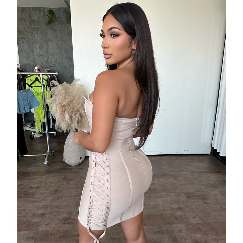 Nena Tube Dress (Nude)