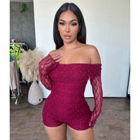 Stephanie Romper (Burgundy)